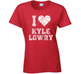 Kyle Lowry I Heart Toronto Basketball Fan T Shirt - theSixTshirts