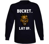 Kawhi Leonard Bucket Layup Laugh Toronto Basketball Fan V2 T Shirt