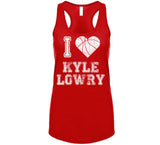 Kyle Lowry I Heart Toronto Basketball Fan T Shirt - theSixTshirts