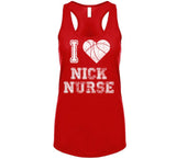 Nick Nurse I Heart Toronto Basketball Fan T Shirt - theSixTshirts