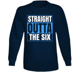 Straight Outta The Six Toronto Hockey Fan T Shirt