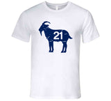 Borje Salming 21 Goat Distressed Toronto Hockey Fan T Shirt - theSixTshirts