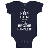 T.J. Brodie Keep Calm Toronto Hockey Fan T Shirt