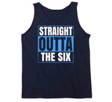 Straight Outta The Six Toronto Hockey Fan T Shirt