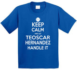 Teoscar Hernandez Keep Calm Toronto Baseball Fan T Shirt