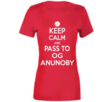 OG Anunoby Keep Calm Pass Toronto Basketball Fan T Shirt - theSixTshirts