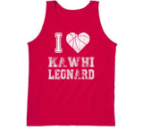 Kawhi Leonard I Heart Toronto Basketball Fan T Shirt - theSixTshirts