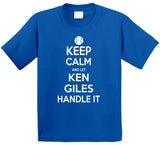 Ken Giles Keep Calm Toronto Baseball Fan T Shirt - theSixTshirts
