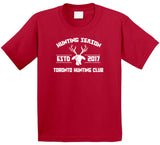 Hunting Season Toronto Hunting Club Toronto Basketball T Shirt - theSixTshirts