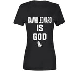 Kawhi Leonard Is God Toronto Basketball Fan T Shirt - theSixTshirts