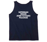 John Tavares Superman Pajamas Toronto Hockey Fan Distressed V2 T Shirt