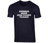 John Tavares Superman Pajamas Toronto Hockey Fan Distressed V2 T Shirt