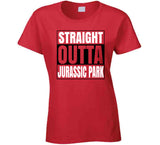 Straight Outta Jurassic Park Toronto Basketball Fan T Shirt
