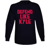 Kyle Lowry Defend Like Kyle Toronto Basketball Fan T Shirt