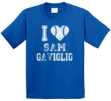 Sam Gaviglio I Heart Toronto Baseball Fan T Shirt
