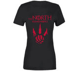 The North Remembers Distressed Toronto Basketball T Shirt