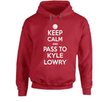 Kyle Lowry Keep Calm Pass Toronto Basketball Fan T Shirt - theSixTshirts