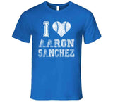 Aaron Sanchez I Heart Toronto Baseball Fan T Shirt - theSixTshirts