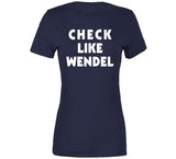 Wendel Clark Check Like Wendel Toronto Hockey Fan T Shirt