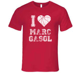 Marc Gasol I Heart Toronto Basketball Fan T Shirt - theSixTshirts
