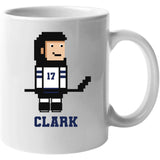 Wendel Clark 8 Bit Retro Toronto Hockey Fan T Shirt