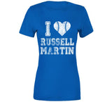 Russell Martin I Heart Toronto Baseball Fan T Shirt