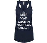 Auston Matthews Keep Calm Toronto Hockey Fan T Shirt - theSixTshirts