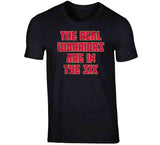 Real Warriors Are In The Six Toronto Basketball Fan Distressed V4 T Shirt