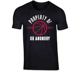 Og Anunoby Property Of Toronto Basketball Fan T Shirt - theSixTshirts