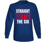 Straight Outta The Six Toronto Baseball Fan T Shirt