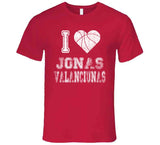 Jonas Valanciunas I Heart Toronto Basketball Fan T Shirt - theSixTshirts