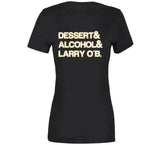 Kawhi Leonard Dessert Alcohol Larry Ob Toronto Basketball Fan V4 T Shirt