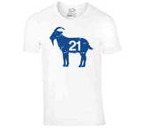 Carlos Delgado 21 Goat Distressed Toronto Baseball Fan T Shirt - theSixTshirts