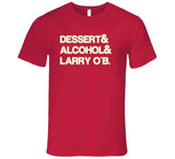 Kawhi Leonard Dessert Alcohol Larry Ob Toronto Basketball Fan T Shirt