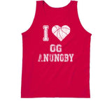 OG Anunoby I Heart Toronto Basketball Fan T Shirt - theSixTshirts