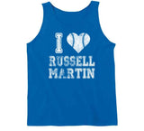 Russell Martin I Heart Toronto Baseball Fan T Shirt