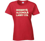 Kawhi Leonard Dessert Alcohol Larry Ob Toronto Basketball Fan T Shirt