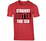 Straight Outta The Six Toronto Basketball Fan T Shirt