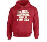 The Real Warriors Are In The Six Toronto Basketball Fan Distressed V2 T Shirt