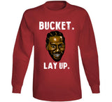 Kawhi Leonard Bucket Layup Laugh Toronto Basketball Fan T Shirt