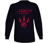 The North Remembers Distressed Toronto Basketball T Shirt