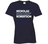 Nicholas Robertson Freakin Toronto Hockey Fan T Shirt