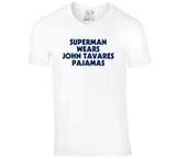 John Tavares Superman Pajamas Toronto Hockey Fan T Shirt