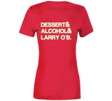 Kawhi Leonard Dessert Alcohol Larry Ob Toronto Basketball Fan T Shirt